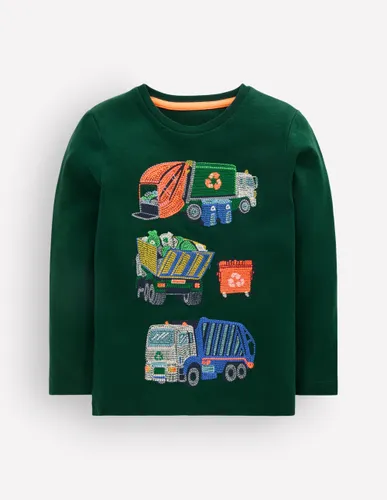 Garçons Top à manches longues et super surpiqûres en Taille 3-4 ans - Boden - Modalova