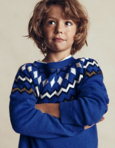 Garçons Pull motif jacquard en Taille 3-4 ans - Boden - Modalova