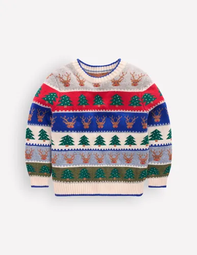 Garçons Pull motif jacquard en Taille 3-4 ans - Boden - Modalova