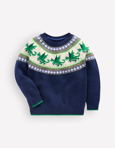 Garçons Pull motif jacquard en Taille 3-4 ans - Boden - Modalova
