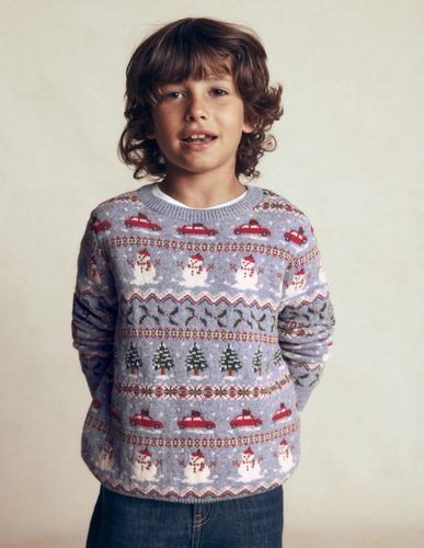 Garçons Pull motif jacquard en Taille 3-4 ans - Boden - Modalova