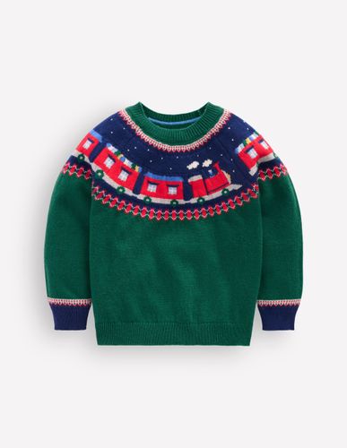 Garçons Pull motif jacquard en Taille 3-4 ans - Boden - Modalova