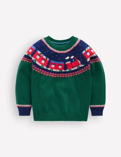 Garçons Pull motif jacquard en Taille 6-7 ans - Boden - Modalova