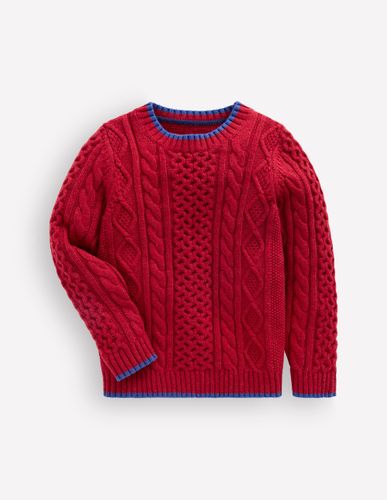 Garçons Pull traditionnel en maille torsadée en Taille 3-4 ans - Boden - Modalova