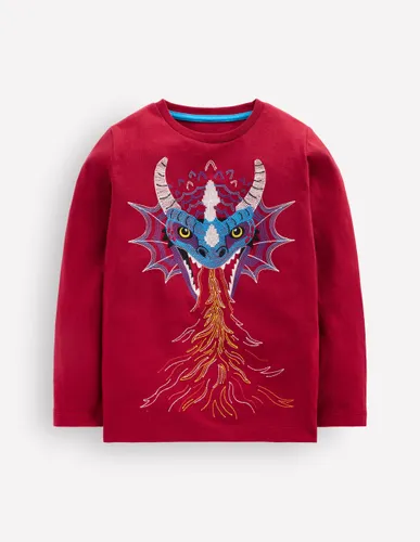 Garçons T-shirt phosphorescent à super surpiqûres en Taille 6-7 ans - Boden - Modalova