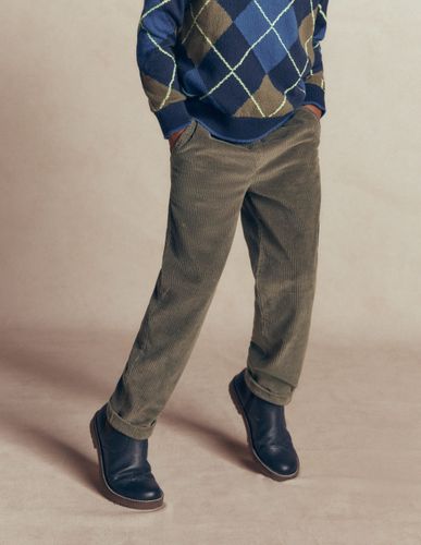Garçons Pantalon droit en velours côtelé en Taille 6-7 ans - Boden - Modalova