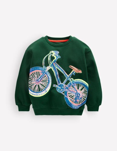 Garçons Sweat à imprimé phosphorescent en Taille 3-4 ans - Boden - Modalova