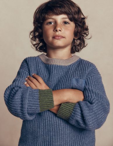 Garçons Pull colourblock en Taille 4-5 ans - Boden - Modalova