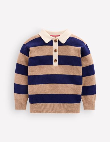 Garçons Pull de rugby en maille Taille 6-7 ans - Boden - Modalova