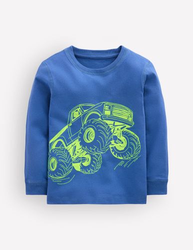Garçons T-shirt à surpiqûres linéaires et délavage vintage en Taille 6-7 ans - Boden - Modalova