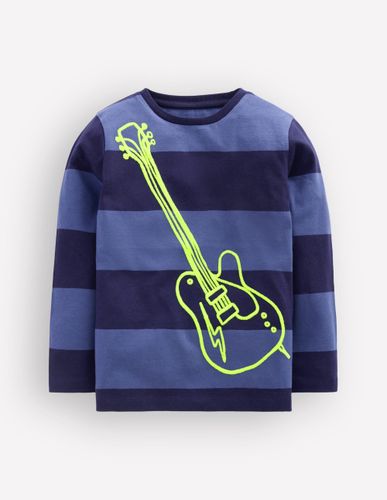 Garçons T-shirt rayé à détails cousus en Taille 3-4 ans - Boden - Modalova
