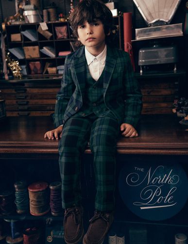 Garçons Blazer élégant à carreaux en Taille 6-7 ans - Boden - Modalova