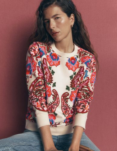 S Sweat Rosa à imprimé Taille TG - Boden - Modalova