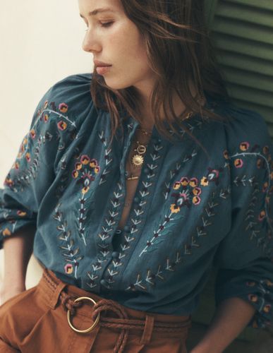 S Top brodé à manches raglan en Taille 38 - Boden - Modalova