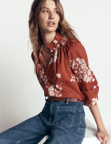 S Top Erica volanté en coton en Taille 44 - Boden - Modalova