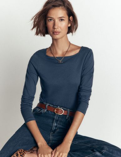 S Top ultra-doux à col carré en Taille 40 - Boden - Modalova