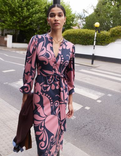 S Robe midi Eli en jersey à ceinture en Taille Petite/32 - Boden - Modalova