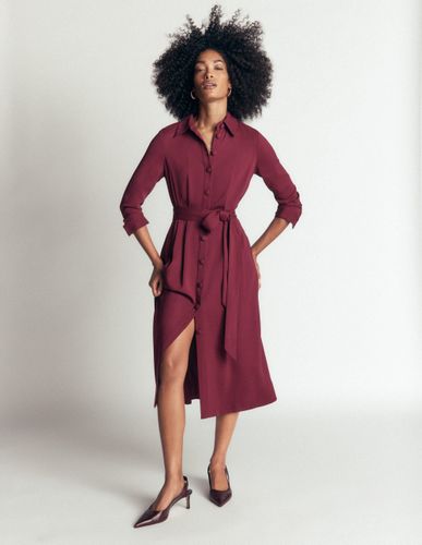S Robe-chemise Kate plissée en Taille Petite/38 - Boden - Modalova