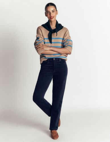 S Jean slim à taille haute en velours côtelé en Taille Petite/34 - Boden - Modalova