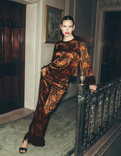 S Pantalon à détails plumes en Taille 30 - Boden - Modalova