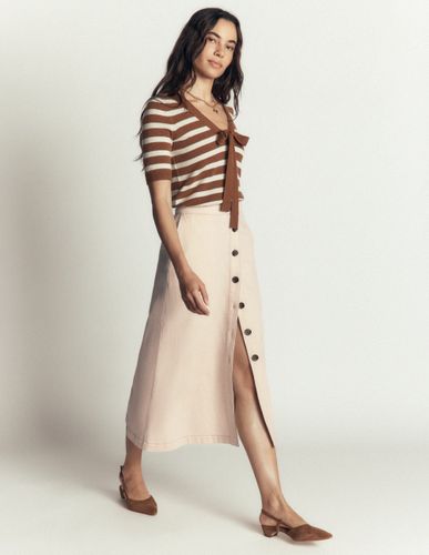 S Jupe midi Val boutonnée en jean en Taille Régulière/36 - Boden - Modalova