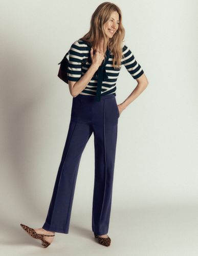 S Pantalon droit en point de Rome en Taille Petite/32 - Boden - Modalova