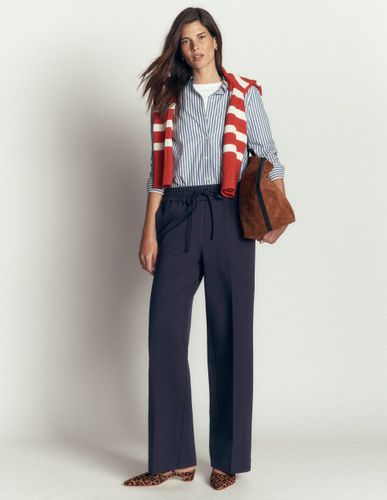 S Pantalon Greenwich en point de Rome à nouer en Taille Petite/32 - Boden - Modalova