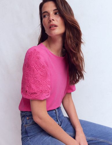 S Top en jersey ajouré en Taille 48 - Boden - Modalova