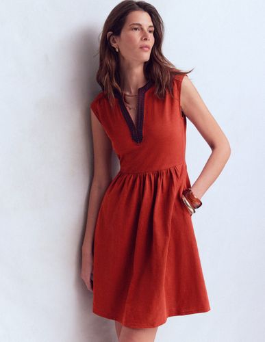S Robe courte May brodée en Taille Longue/40 - Boden - Modalova