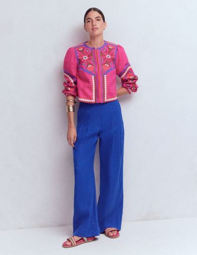 S Pantalon Mayfair en lin en Taille Régulière/38 - Boden - Modalova