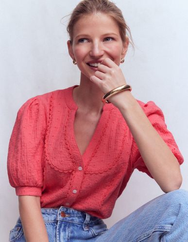 S Top double-étoffe à détails dentelle en Taille 36 - Boden - Modalova