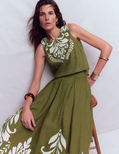 S Top Sofia brodé en lin en Taille 36 - Boden - Modalova