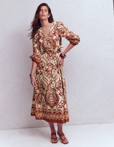 S Robe Florence en lin mélangé en Taille Longue/44 - Boden - Modalova