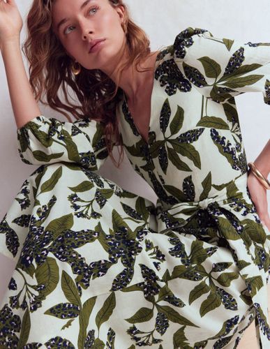 S Robe Florence en lin mélangé en Taille Régulière/38 - Boden - Modalova