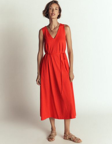 S Robe midi Mia en jersey à col V en Taille Petite/42 - Boden - Modalova