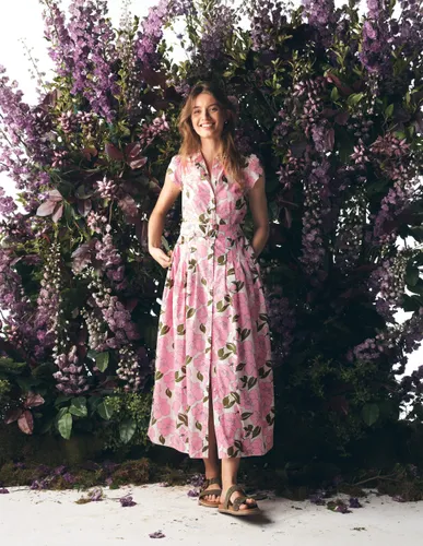 S Robe longue Arabella en coton en Taille Régulière/38 - Boden - Modalova