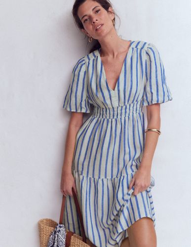 S Robe midi Irene en lin en Taille Petite/32 - Boden - Modalova