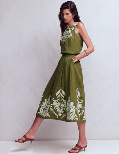 S Jupe midi Verity en lin en Taille 38 - Boden - Modalova