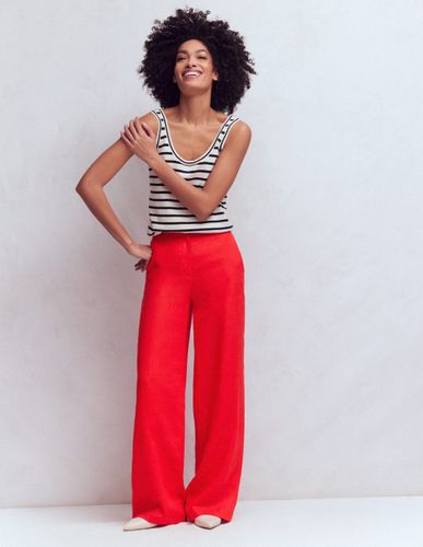 S Pantalon Belgravia en lin en Taille Petite/32 - Boden - Modalova