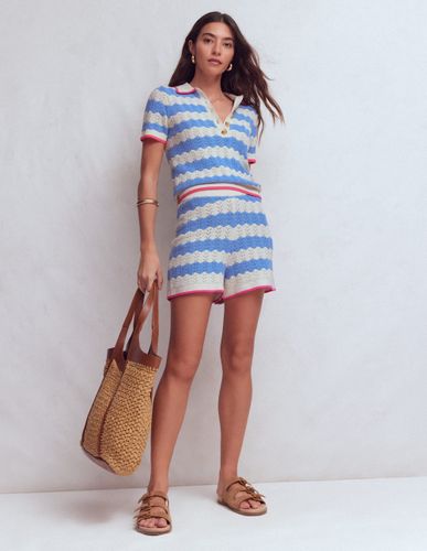 S Short en maille pointelle en Taille 40 - Boden - Modalova