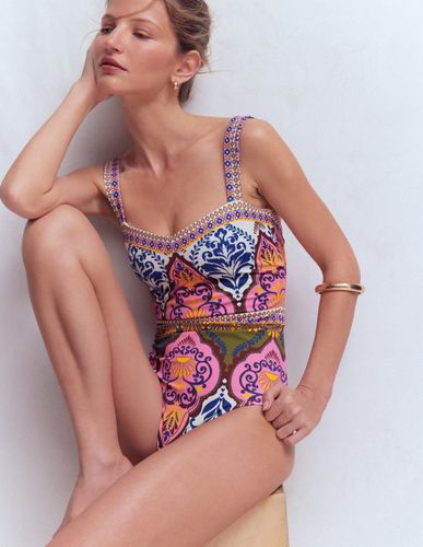 S Maillot de bain épuré à encolure en cœur Taille Régulière/40 - Boden - Modalova