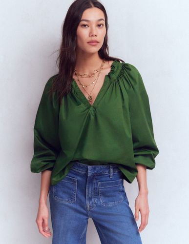 S Top Serena à col plissé en Taille 38 - Boden - Modalova