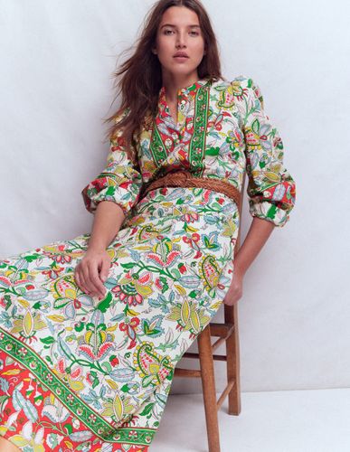 S Robe midi Ava en lin mélangé Taille Régulière/42 - Boden - Modalova