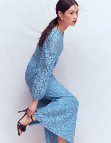 S Robe à col montant en dentelle en Taille Régulière/34 - Boden - Modalova
