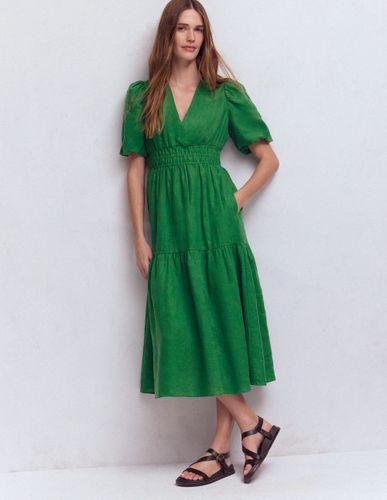 S Robe midi Irene en lin en Taille Longue/42 - Boden - Modalova