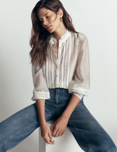 S Top à détails en dentelle en Taille 34 - Boden - Modalova
