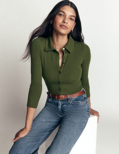 S Chemise côtelée en jersey et velours en Taille TP - Boden - Modalova