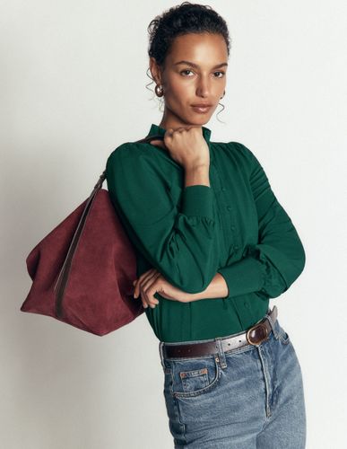 S Blouse à demi-patte de boutonnage et manchettes profondes en Taille 30 - Boden - Modalova