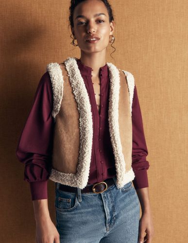 S Blouse Isla à boutons et col cheminée en Taille 30 - Boden - Modalova