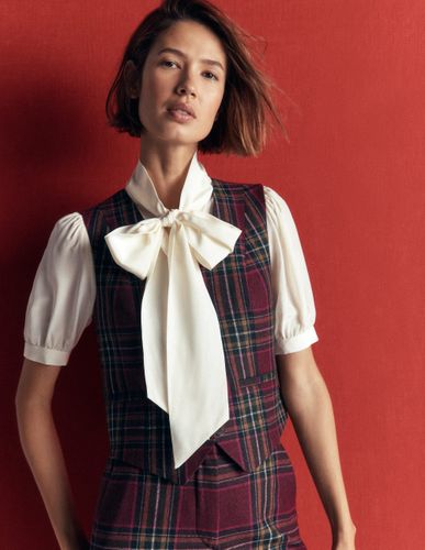 S Gilet de costume en laine mélangée à col V en Taille 30 - Boden - Modalova